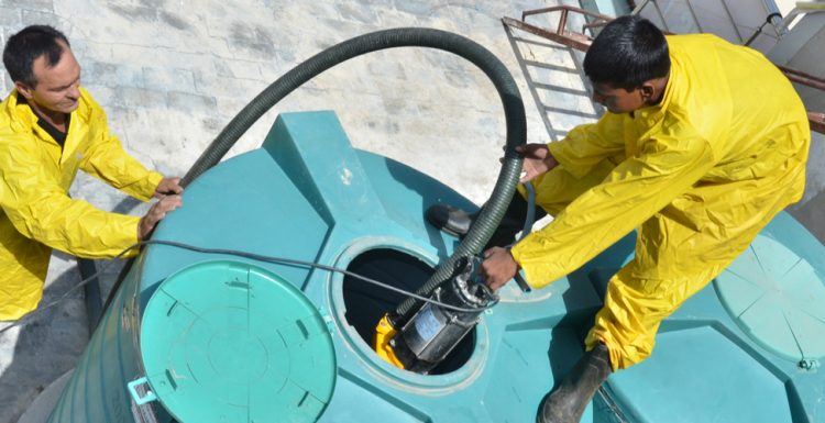 شركة الفرسان لتنظيف خزانات المياه بحائل