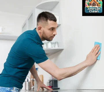 تنظيف الحيطان في المنزل